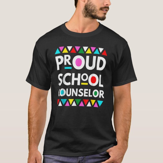 Camiseta Orgulloso consejero de escuela Orgullo de historia (Anverso)