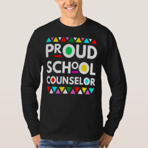 Camiseta Orgulloso consejero de escuela Orgullo de historia