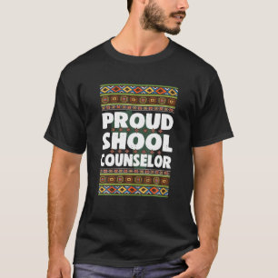 Camiseta Orgulloso consejero escolar obsequio a norteameric