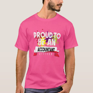 Camiseta Orgulloso contable profesional ciudadana trabajado