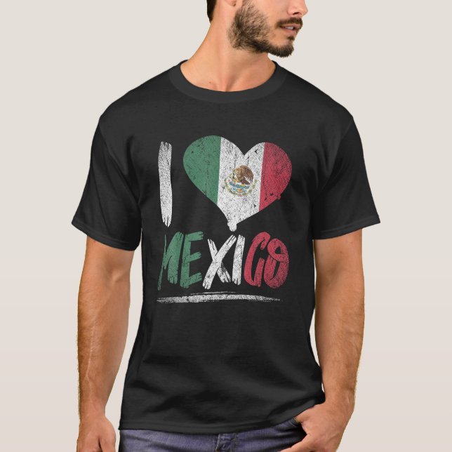Camiseta Orgulloso corazón cultural hispano I Lo (Anverso)
