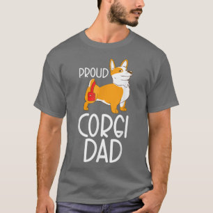 Camiseta Orgulloso Corgi Dad Corgi Pembroke Dad Dueño