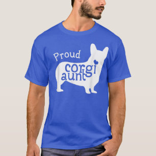 Camiseta Orgulloso Corgi Tía Gracioso Perro Día de la Madre