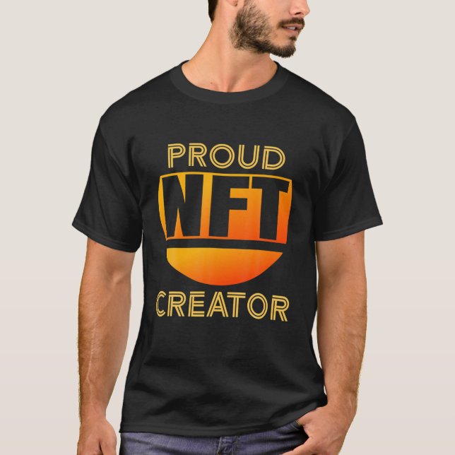 Camiseta Orgulloso Creador de NFT Bitcoin Criptocurrency No (Anverso)