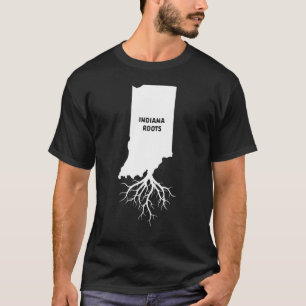 Camiseta Orgulloso crecimiento americano con raíces estatal