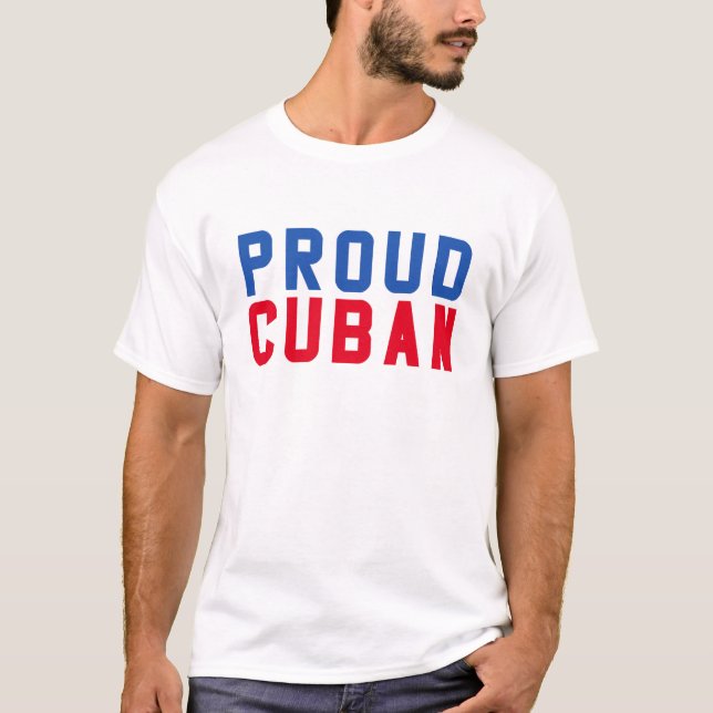 Camiseta Orgulloso cubano (Anverso)
