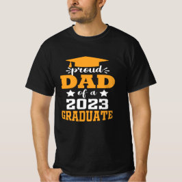 Camiseta Orgulloso DAD de una clase de 2023 Graduado de Typ