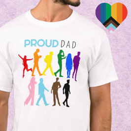 Camiseta Orgulloso DAD Orgullo mezclado de género LGBTQIA+B
