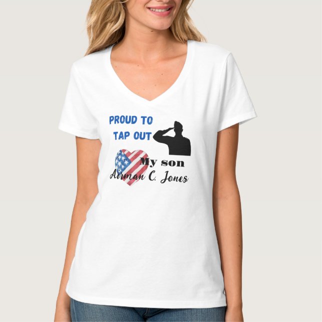 Camiseta Orgulloso de aprovechar la graduación de BMT (Anverso)