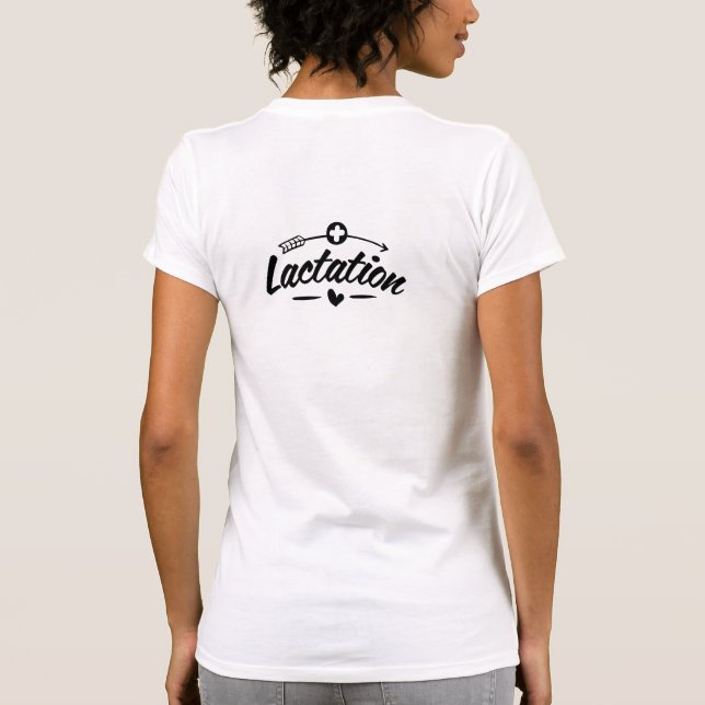 Camiseta Orgulloso de cuidar - Lactancia (Reverso)