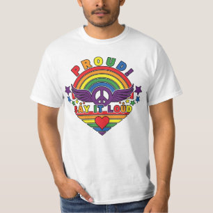 Camiseta Orgulloso de decir en voz alta