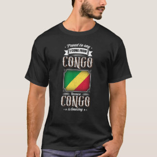 Camiseta Orgulloso de decir que vengo de Congo