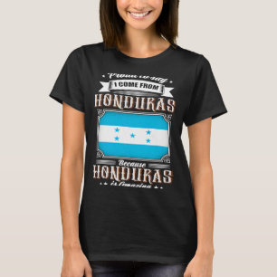 Camiseta Orgulloso de decir que vengo de Honduras