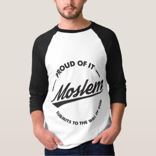 Camiseta Orgulloso de él raglán musulmán