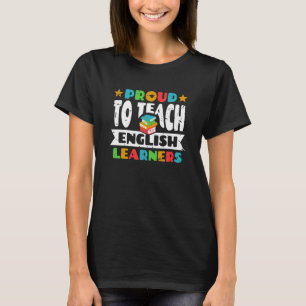 Camiseta Orgulloso De Enseñar A Alumnos De Inglés