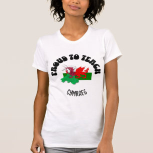 CAMISETA ORGULLOSO DE ENSEÑAR A PROFESOR DE GALERÍA CYMRAEG