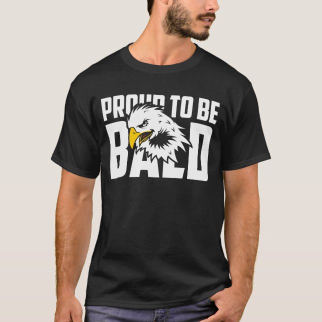 Camiseta Orgulloso De Estar Calvo (Anverso)