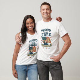 Camiseta Orgulloso de estar unidos, nos ponemos de pie el d