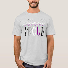 Camiseta ORGULLOSO de fuegos artificiales asexual