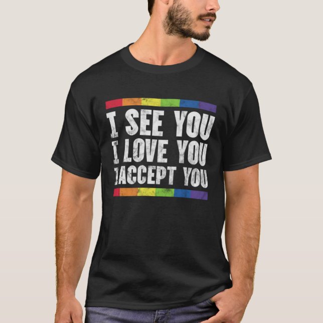Camiseta Orgulloso de Mamá Papá Gay Lesbiana Aliado de la A (Anverso)