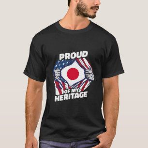 Camiseta Orgulloso De Mi Herencia - Estadounidense Japonés