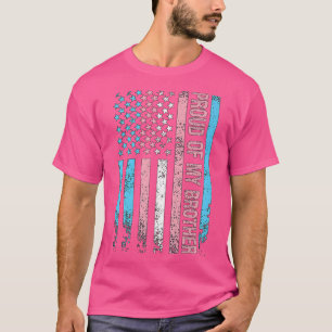 Camiseta Orgulloso de mi hermano trans LGBT LGBTQ