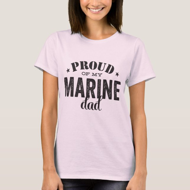 Camiseta Orgulloso de mi papá MARINO (Anverso)