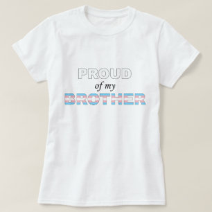Camiseta Orgulloso de mi transporte LGBT de Brother