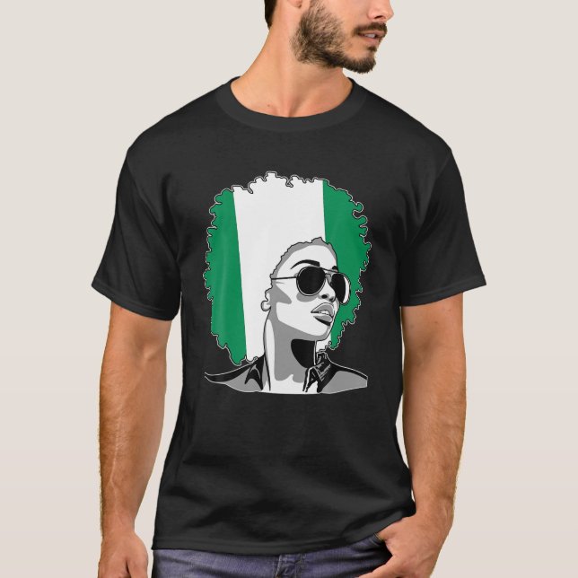 Camiseta Orgulloso De Mis Raíces Nigerianas BHM BLM Orgullo (Anverso)