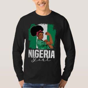 Camiseta Orgulloso De Mis Raíces Nigerianas Nigeria BHM BLM