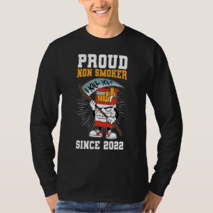 Camiseta Orgulloso De No Fumadores Desde 2022 Por Un Fumado