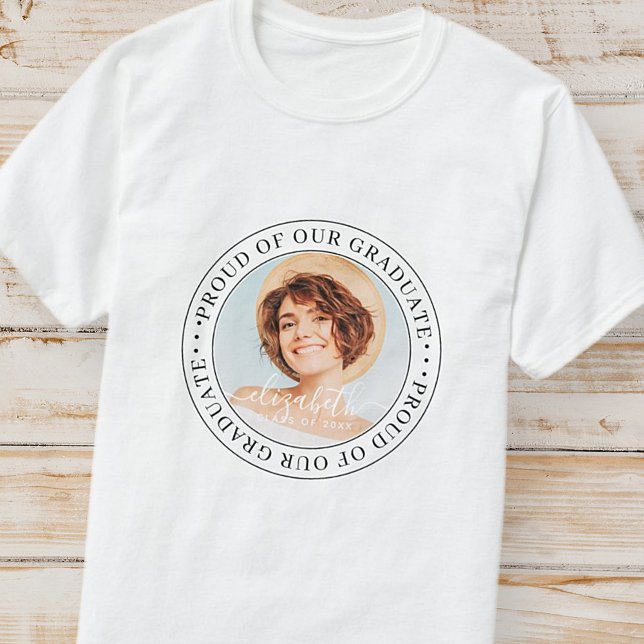 Camiseta Orgulloso de nuestra Foto de Graduación Moderna 20 (Subido por el creador)
