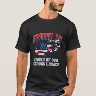 Camiseta Orgulloso De Nuestros Héroes American Veterans Day