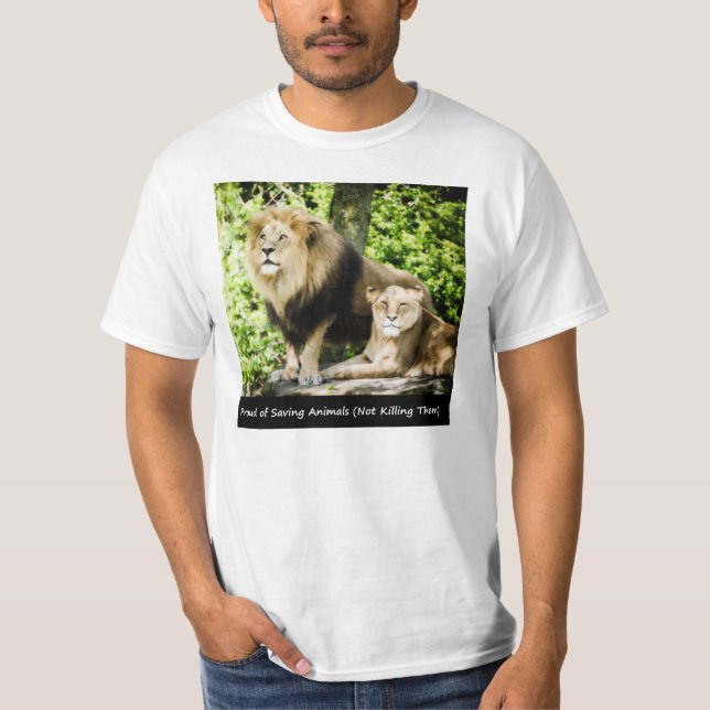 Camiseta Orgulloso de salvar a los animales T-SHIRT de Rose (Anverso)