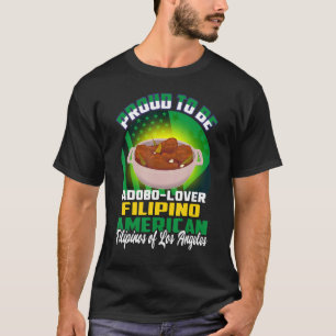 Camiseta Orgulloso De Ser Adobo Filipino-Estadounidense Los