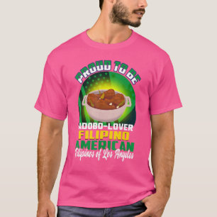 Camiseta Orgulloso De Ser Adobo Filipino-Estadounidense Los