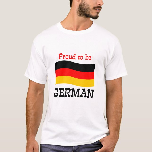 Camiseta Orgulloso de ser alemán (Anverso)