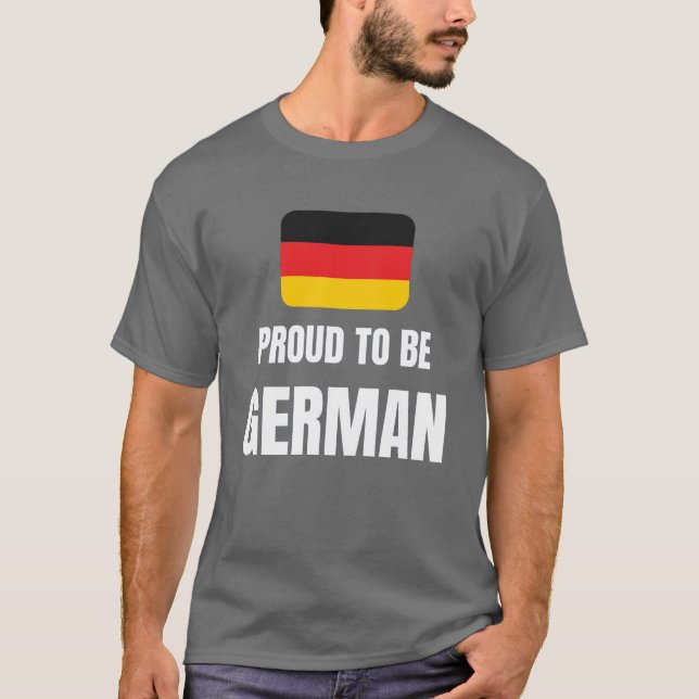 Camiseta Orgulloso de ser alemán (Anverso)