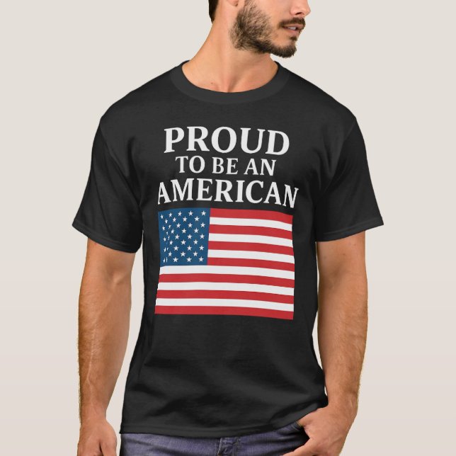Camiseta Orgulloso de ser Americano (Anverso)