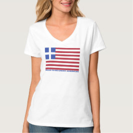 CAMISETA ¡ORGULLOSO DE SER AMERICANO GRIEGO!