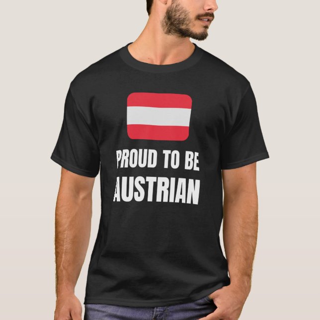 Camiseta Orgulloso de ser austriaco (Anverso)