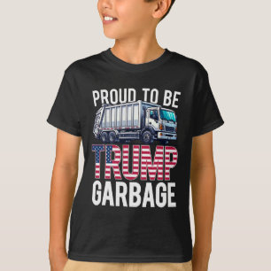 Camiseta Orgulloso de ser bandera estadounidense de basura 