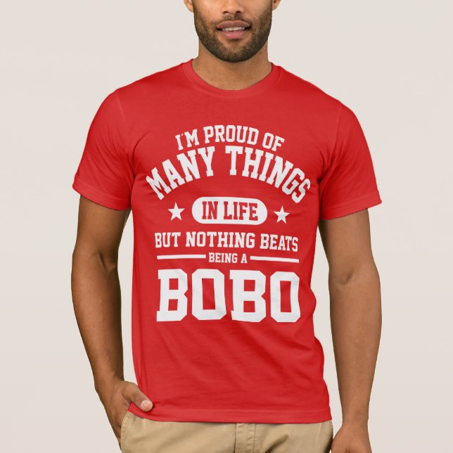 Camiseta Orgulloso De Ser Bobo (Anverso)