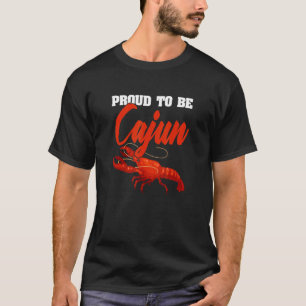 Camiseta Orgulloso de ser Cajún americano de Louisiana Can