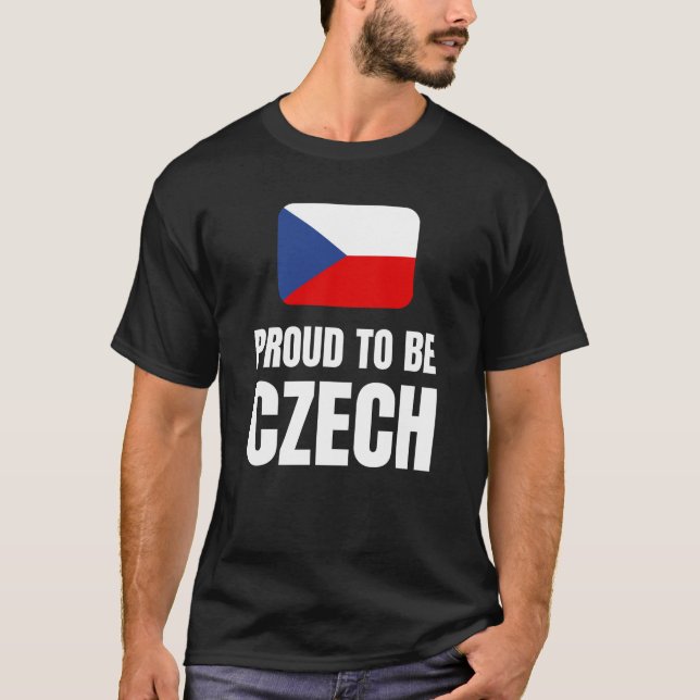 Camiseta Orgulloso de ser checo (Anverso)