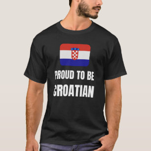 Camiseta Orgulloso de ser croata