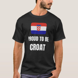 Camiseta Orgulloso de ser croata