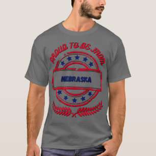Camiseta Orgulloso De Ser De Nebraska