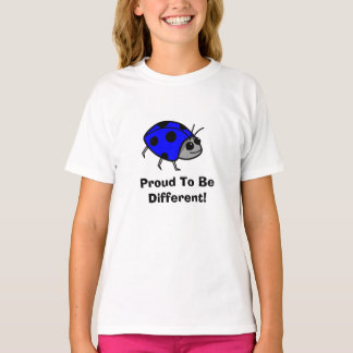 Camiseta Orgulloso De Ser Diferente Ladybug Azul