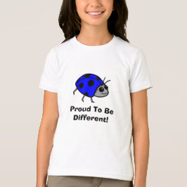 Camiseta Orgulloso De Ser Diferente Ladybug Azul